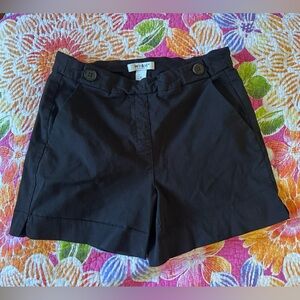 White House Black Market High Waist Black Shorts